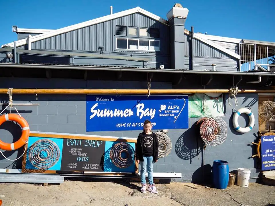 Alf Stewart's Bait Shop exterior filming location Palm Beach