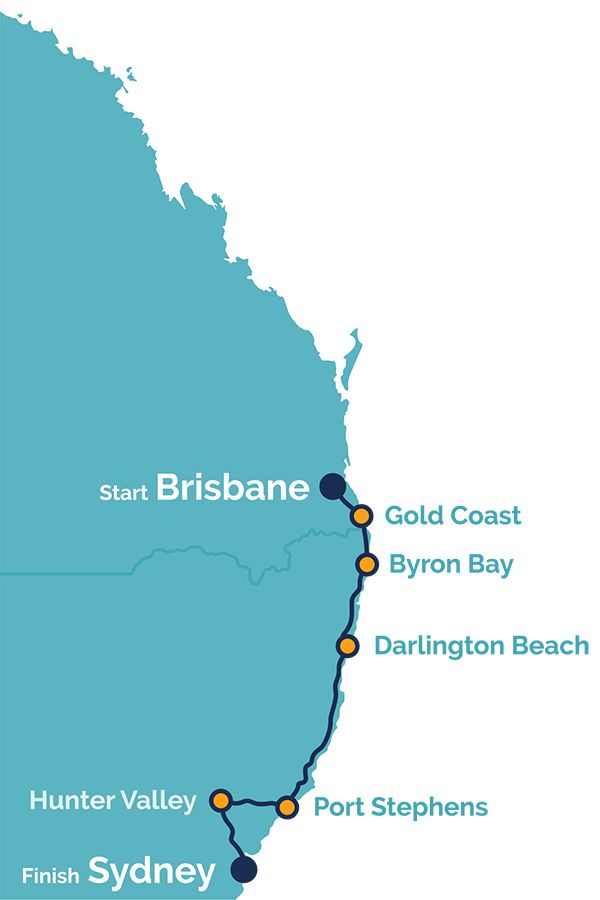Brisbane to Sydney Tour