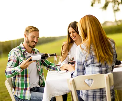 Private Sunshine Coast wine tour luxury vehicle with small group enjoying exclusive Barambah Valley winery experience