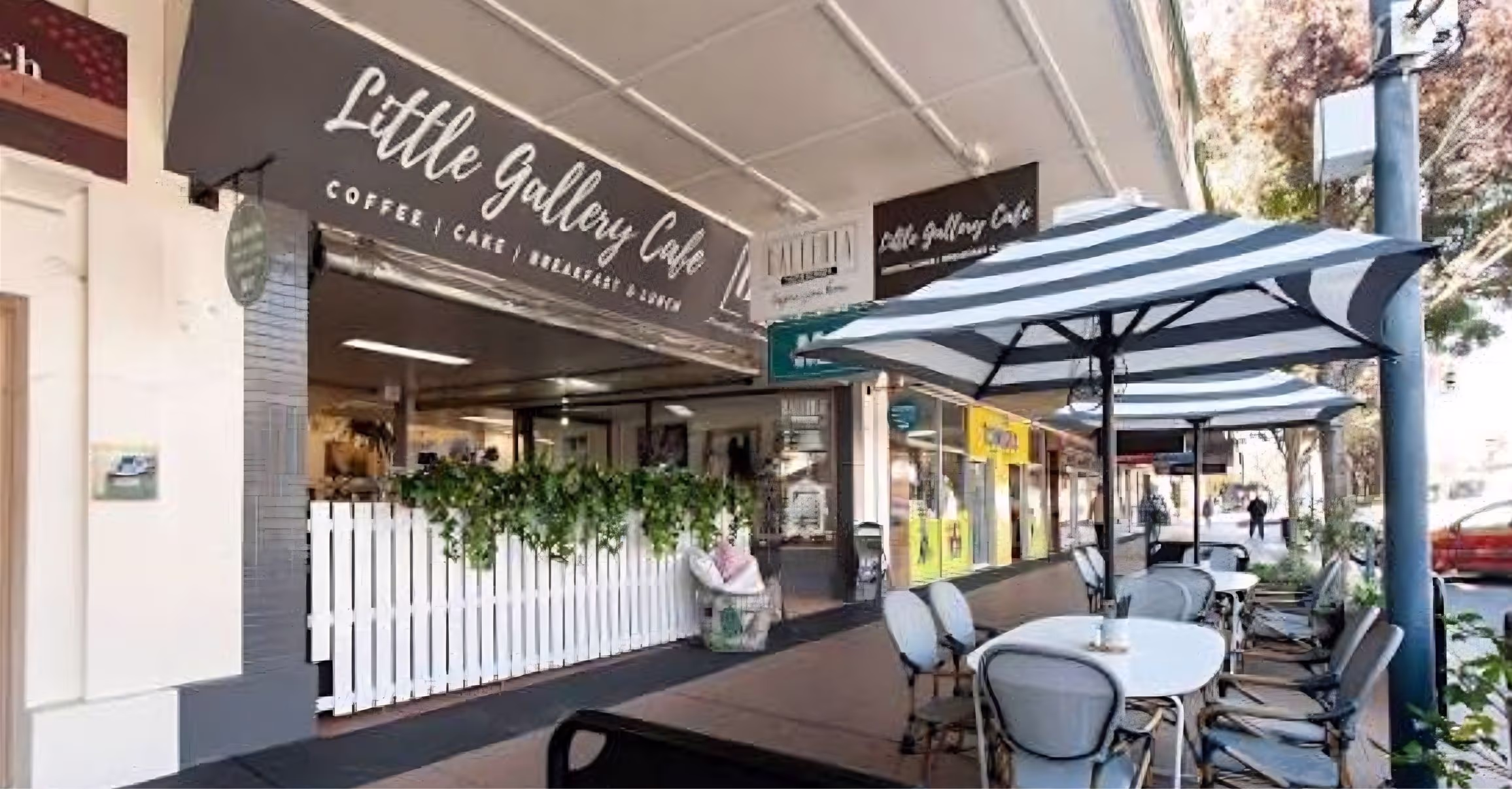 Long cafe lunch of Darling Downs produce on the Toowoomba food trail tour